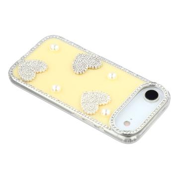 iPhone Air Funklende Kærlighed og Perle Hybrid Cover - Gul