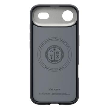 iPhone Air Spigen Nano Pop MagFit Cover - Sort sesam
