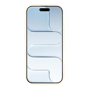 iPhone Air Stilfuldt stødsikkert TPU cover med forhøjede kanter - hvid / sløjfebundne kirsebær