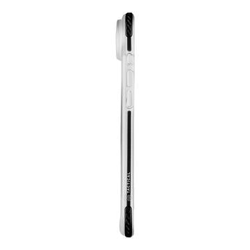 iPhone Air Tactical MagForce Hexagon Cover - MagSafe-kompatibel - sort / gennemsigtig