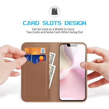 iPhone 16e/17e Dux Ducis Hivo Læderpung - Brun