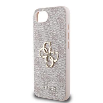 iPhone 16e/17e Guess 4G Big Metal Logo Hybrid Cover - Pink