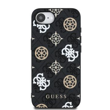 iPhone 16e/17e Guess 4G Peony Cover - MagSafe-kompatibel - Sort