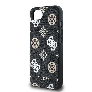 iPhone 16e/17e Guess 4G Peony Cover - MagSafe-kompatibel - Sort