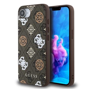 iPhone 16e/17e Guess 4G Peony Cover - MagSafe-kompatibel - Brun