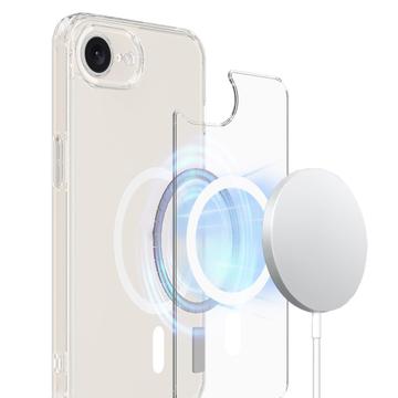 iPhone 16e/17e Hybrid Cover - MagSafe Kompatibel - Gennemsigtig