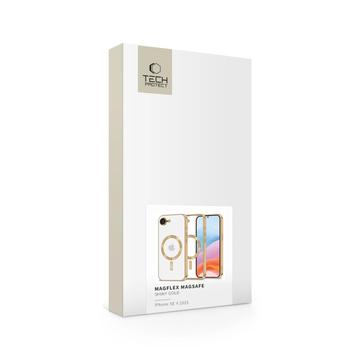 iPhone 16e/17e Tech-Protect MagFlex Cover - MagSafe-kompatibelt - Klar / Guld