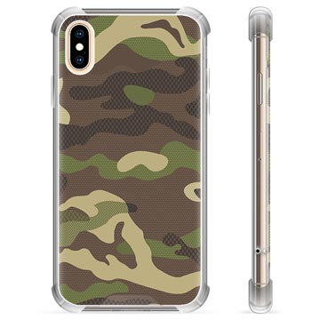 iPhone X / iPhone XS Hybrid Cover - Camo