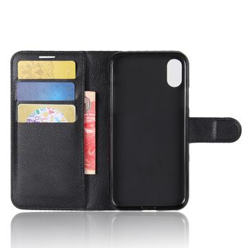 iPhone X/XS Pung Taske med Magnetisk Lukning - Sort