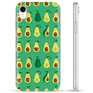 iPhone XR TPU Cover - Avocadomønster