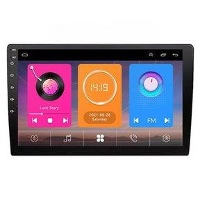 10-tommers Bluetooth-bilstereo med GPS-navigation og Android 13 - 2GB RAM/32GB ROM