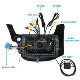 10-tommers Bluetooth-bilstereo med GPS-navigation og Android 13 - 2GB RAM/32GB ROM