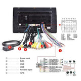 10-tommers Bluetooth-bilstereo med GPS-navigation og Android 13 - 2GB RAM/32GB ROM