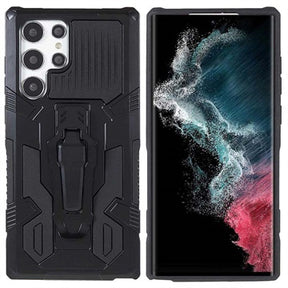 MechWarrior Project Samsung Galaxy S22 Ultra 5G Hybrid Cover - Sort