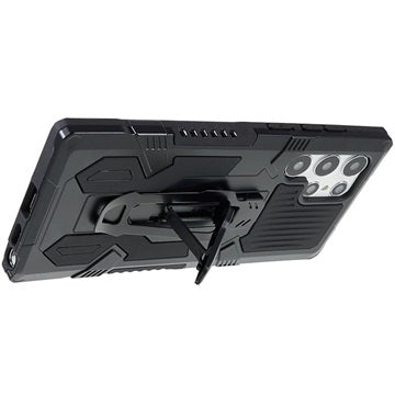 MechWarrior Project Samsung Galaxy S22 Ultra 5G Hybrid Cover - Sort