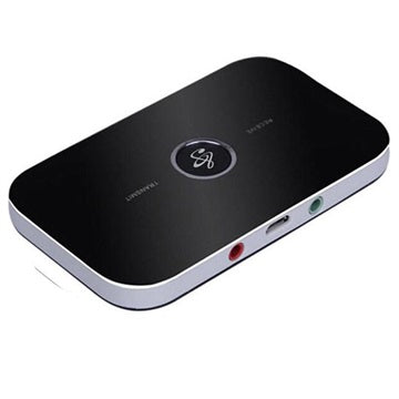 2-i-1 Bluetooth 5.0 Audio Transmitter / Modtager B6 - Sort