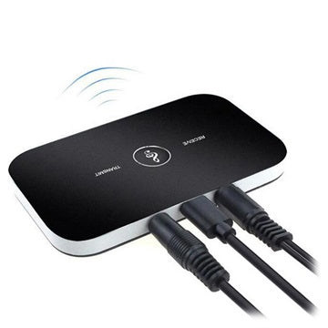 2-i-1 Bluetooth 5.0 Audio Transmitter / Modtager B6 - Sort