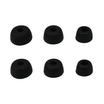 Silikone Ørepropper - Jabra Elite 75t/65t/Active/Sport - 3 Par - Sort
