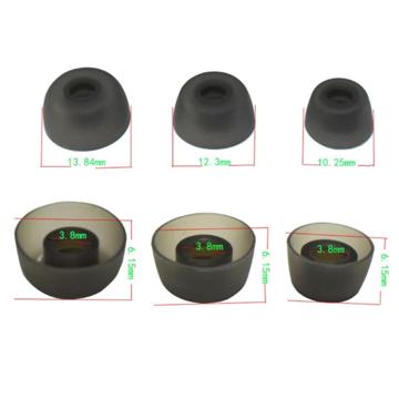 Silikone Ørepropper - Jabra Elite 75t/65t/Active/Sport - 3 Par - Sort