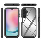 Samsung Galaxy A25 360 Beskyttelse Cover - Sort / Klar