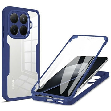 Xiaomi 15T Pro 360 Beskyttelse Cover - Blå / Klar
