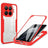 Xiaomi 15T Pro 360 Beskyttelse Cover - Rød / Klar