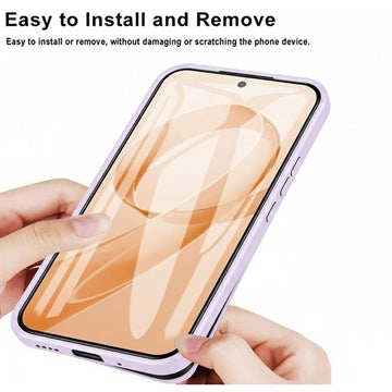 Xiaomi Redmi K90 Pro Max 360 Beskyttelse Cover - Lilla / Klar