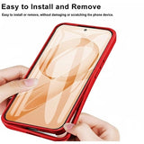 Xiaomi Redmi K90 Pro Max 360 Beskyttelse Cover - Rød / Klar