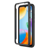 360 Beskyttelse Xiaomi Redmi 10C Cover - Sort / Klar