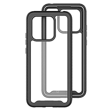 360 Beskyttelse Xiaomi Redmi 10C Cover - Sort / Klar
