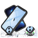 360 Beskyttelse iPhone 14 Cover - Sort / Klar