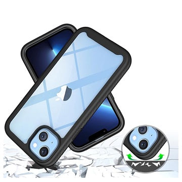 360 Beskyttelse iPhone 14 Cover - Sort / Klar