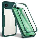 iPhone Air 360 Beskyttelse Cover - Grøn / Klar