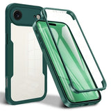 iPhone Air 360 Beskyttelse Cover - Grøn / Klar