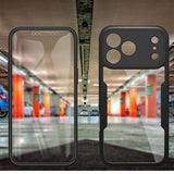 iPhone 17 Pro Max 360 Beskyttelse Cover - Sort / Klar