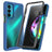 360 Beskyttelse Motorola Edge 20 Cover - Blå / Klar