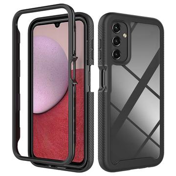 Samsung Galaxy A14/A14 5G 360 Beskyttelse Cover - Sort / Klar