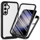 Samsung Galaxy A35 360 Beskyttelse Cover - Sort / Klar