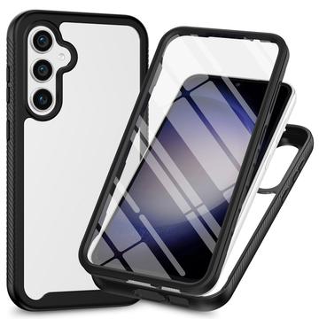 Samsung Galaxy A35 360 Beskyttelse Cover - Sort / Klar