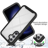 Samsung Galaxy A35 360 Beskyttelse Cover - Sort / Klar