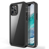 iPhone 12/12 Pro 360 Beskyttelse Cover - Sort / Klar