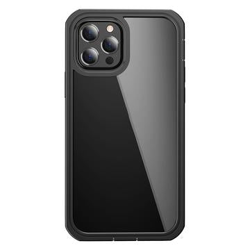 iPhone 12/12 Pro 360 Beskyttelse Cover - Sort / Klar