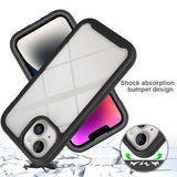 iPhone 15 360 Beskyttelse Cover - Sort / Klar