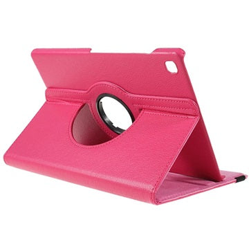 Samsung Galaxy Tab S6 Lite 2020/2022/2024 360 Roterende Folio Cover - Hot Pink