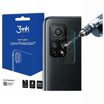 3MK Hybrid Xiaomi 11T/11T Pro Kamera Linse Hærdet Glas - 4 Stk.