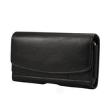 6,3-6,9 tommer Universal PU-lædertaske i vandret stil med bælteclips til mænd, størrelse: 17,5 x 8,7 x 1,8 cm