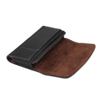 6,3-6,9 tommer Universal PU-lædertaske i vandret stil med bælteclips til mænd, størrelse: 17,5 x 8,7 x 1,8 cm