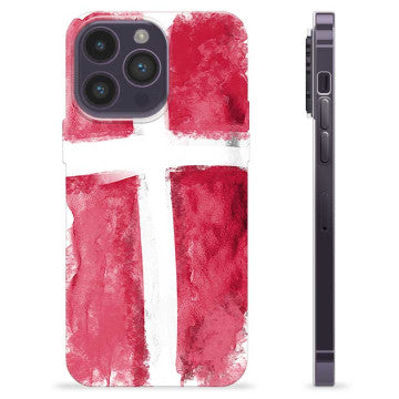 iPhone 14 Pro Max TPU Cover - Dansk Flag