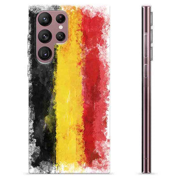 Samsung Galaxy S22 Ultra 5G TPU Cover - Tysk Flag