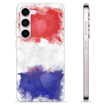 Samsung Galaxy S23 5G TPU Cover - Fransk Flag
